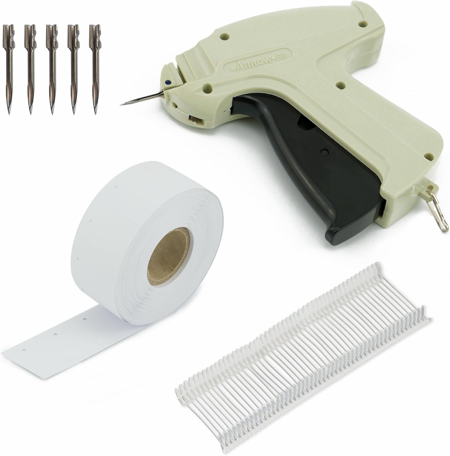 Staple Gun Price Label Tagging Tag Gun ARROW 9S Set + 5 Spare Needles