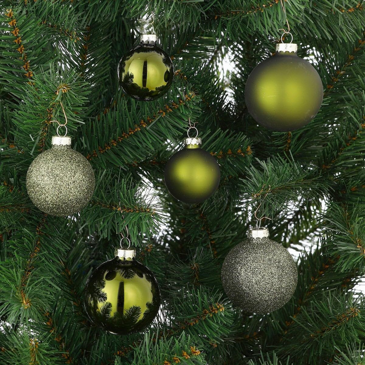 Weihnachtskugeln Set Enthält Glas, Dekorativ Und Vielseitig, Weihnachtsbaum Dekoration, Christbaumschmuck, Für Weihnachtsbaum Wohnzimmer Schlafzimmer Esszimmer, Dunkelbraun, 26 Stück, Ø7.0.6.0.5.0 cm