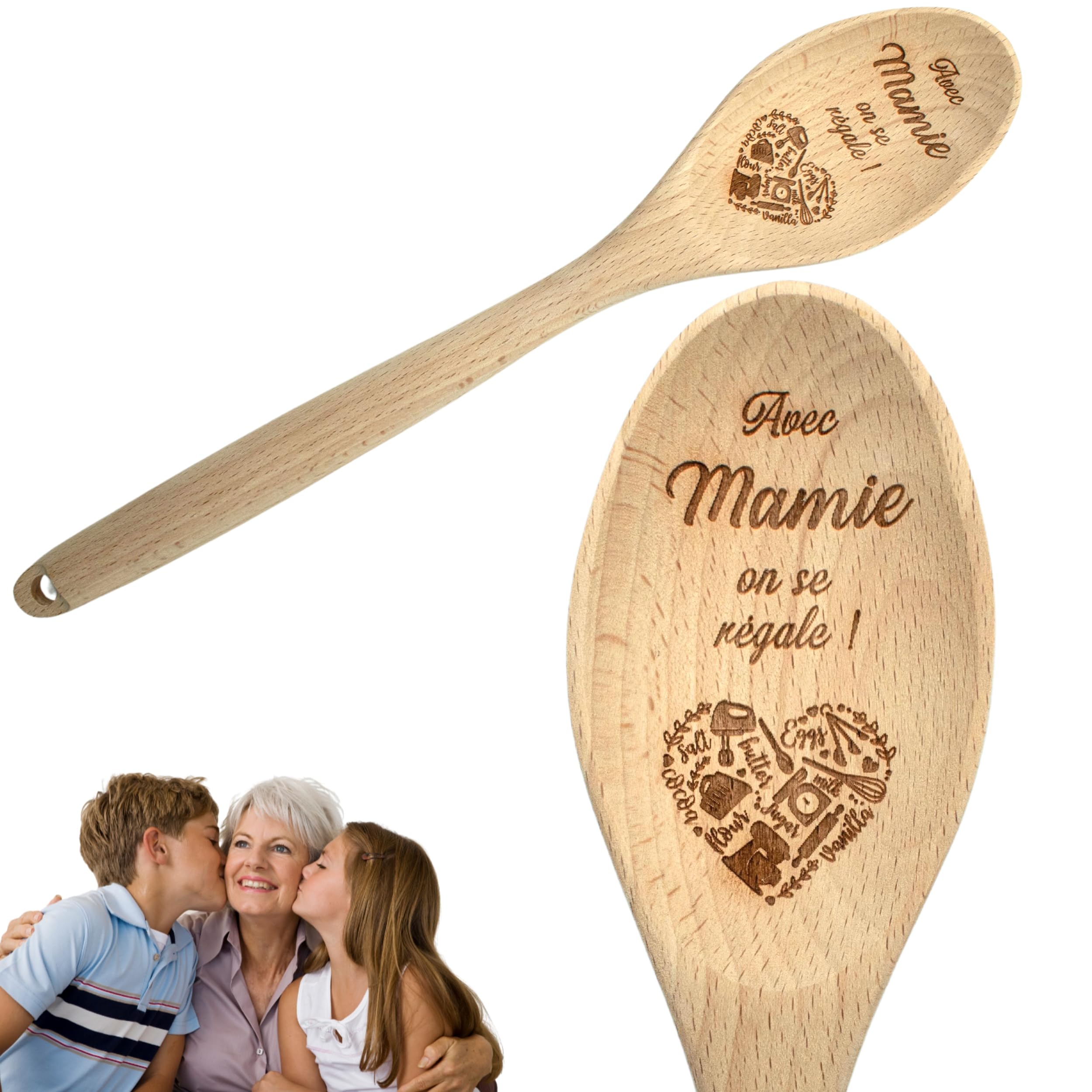 Cuillère En Bois Gravée – Cadeau Amusant Pour Adultes