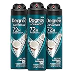 Degree Men Advanced Antiperspirant Deodorant Dry Spray Coconut Rush 3 Count 72-Hour Sweat and Odor Protection Deodorant for Men With MotionSense Technology 3.8 oz