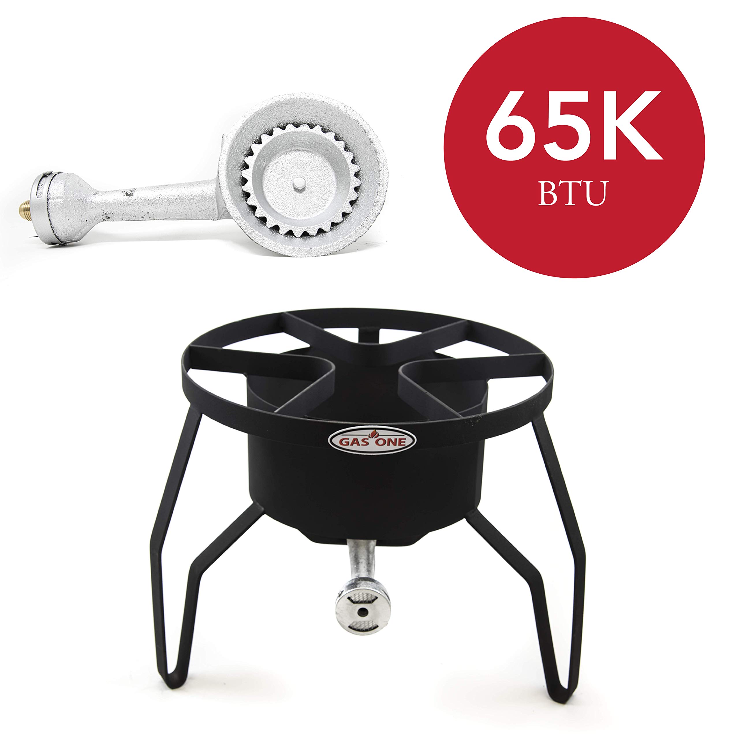 Tubo E Regolatore Alta Pressione Propano Kit Bruciatore Alta Pressione Propano In Ghisa - Tubo 4 Piedi E Regolatore 0-20 Psi - 3 Pezzi HG0061 Bruciatore Rotondo Ghisa