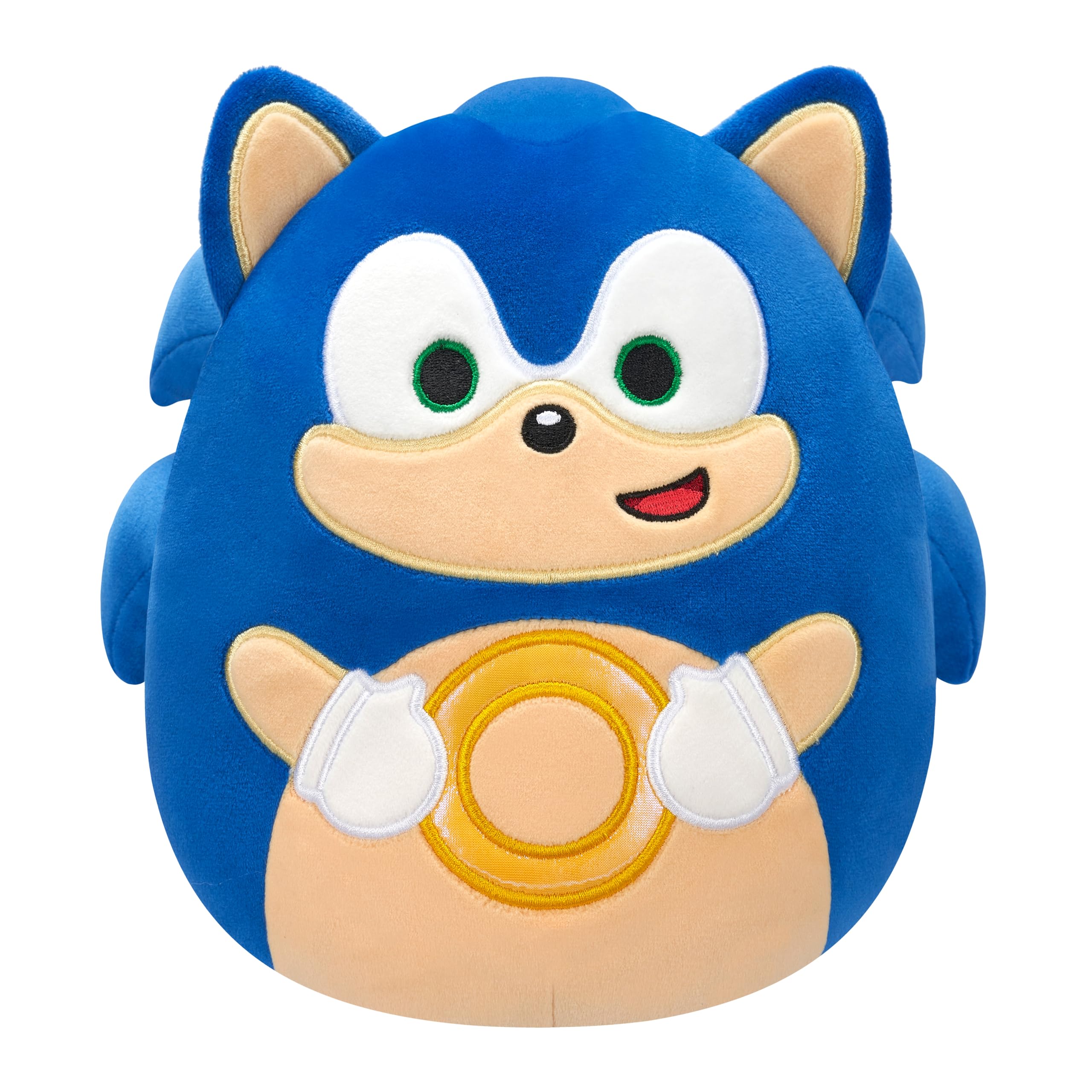 Squishmallows Original 8-inch “Sonic the Hedgehog” Sonic Holding Gold Rings Plush (Little)