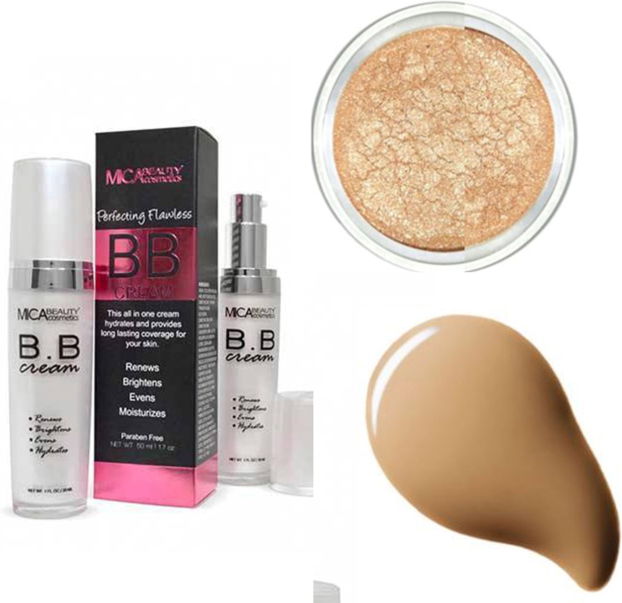 BB Cream+ Itay Mineral Eye Shimmer Elegance #1 (Bundle of 2 Items) (Dark)