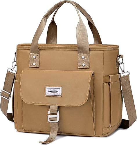 Miniatura 56 de Weitars Lonchera aislada para hombres y mujeres, lonchera a prueba de fugas para el trabajo, bolsa de almuerzo extragrande con correa de hombro