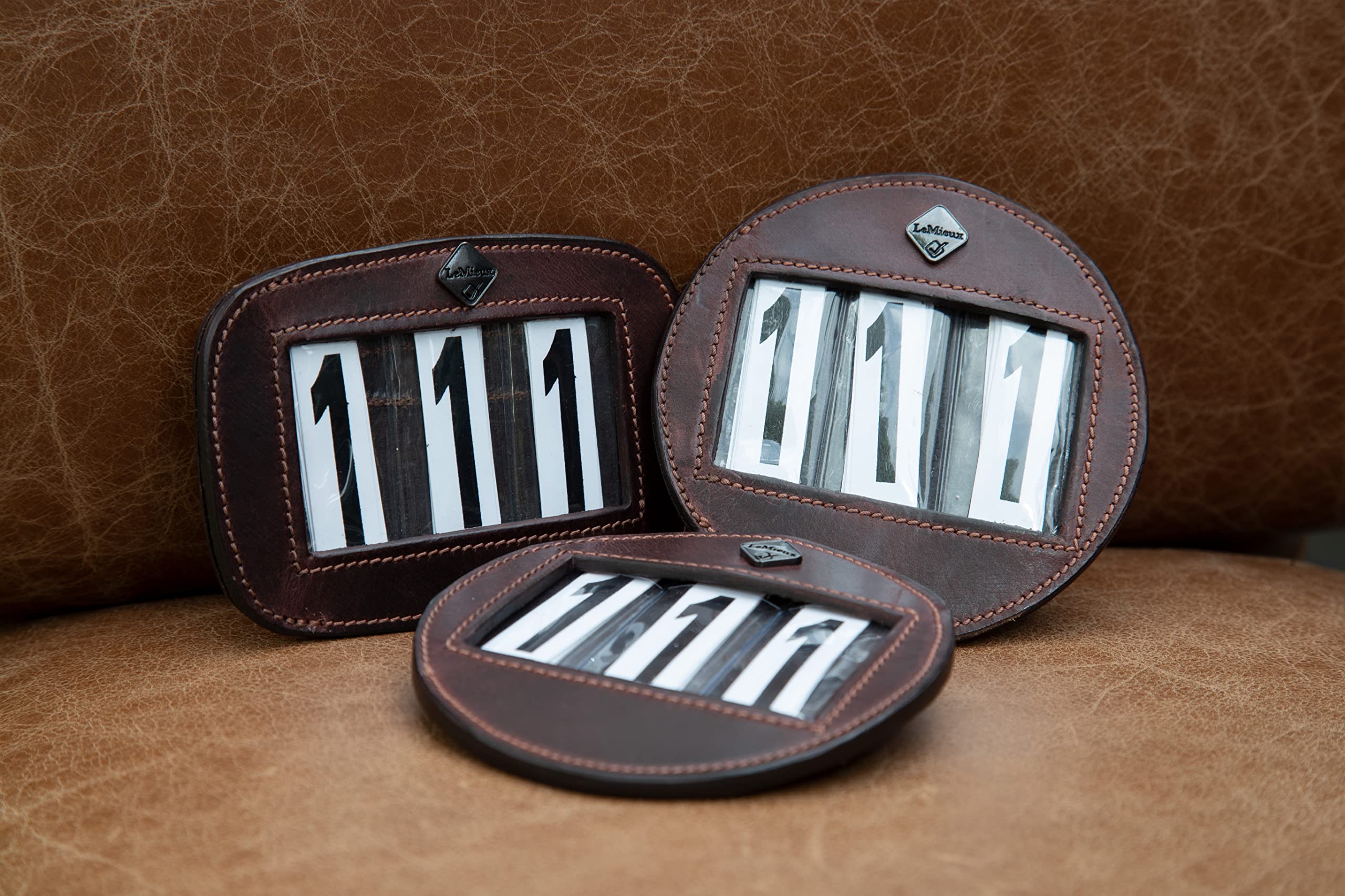 Porte-numéro De Selle Lemieux - Marron - Taille Unique - Neuf