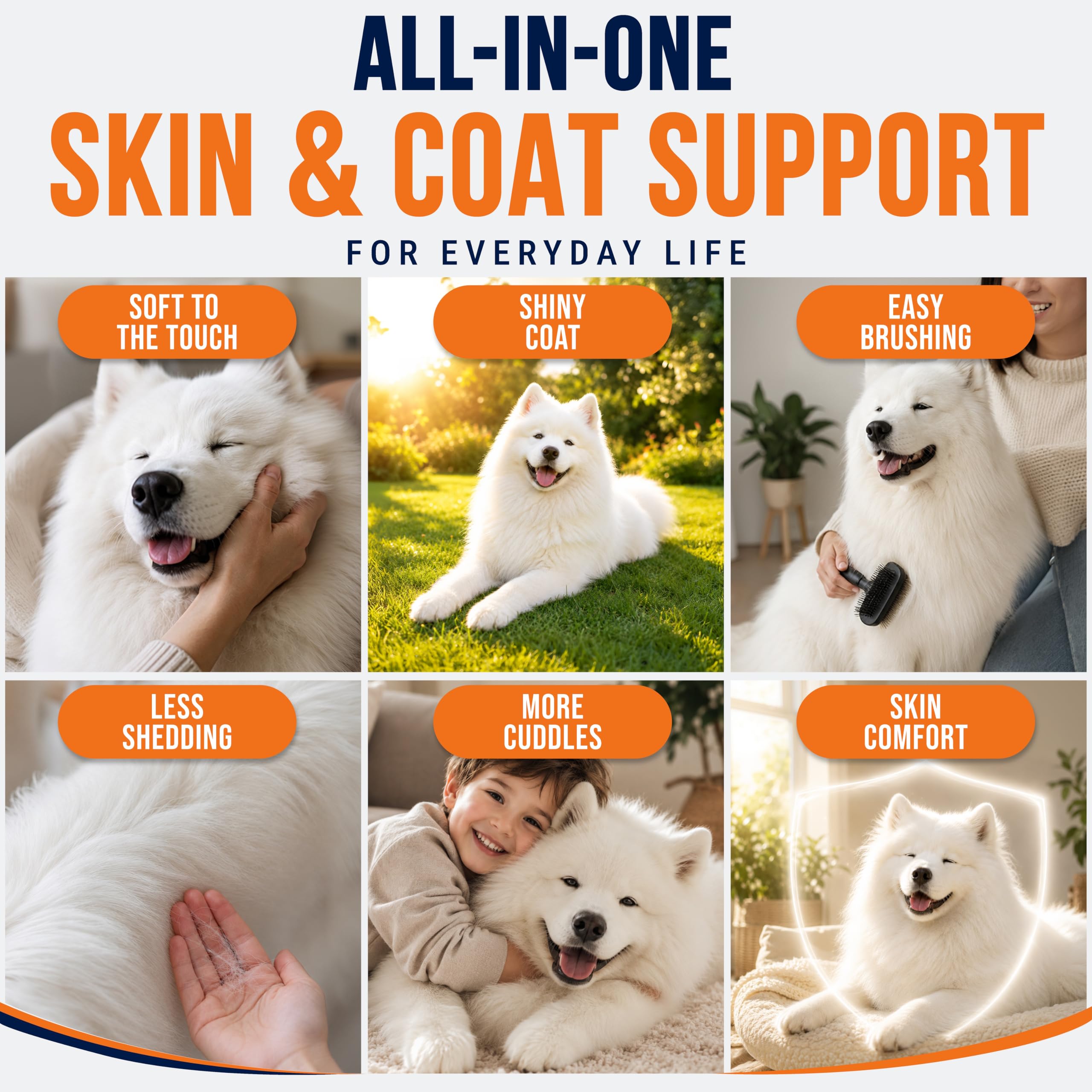 Omega 3 for Dogs - 250 Chews - Fish Oil for Dogs - Skin & Coat Supplement — Amazon image 7