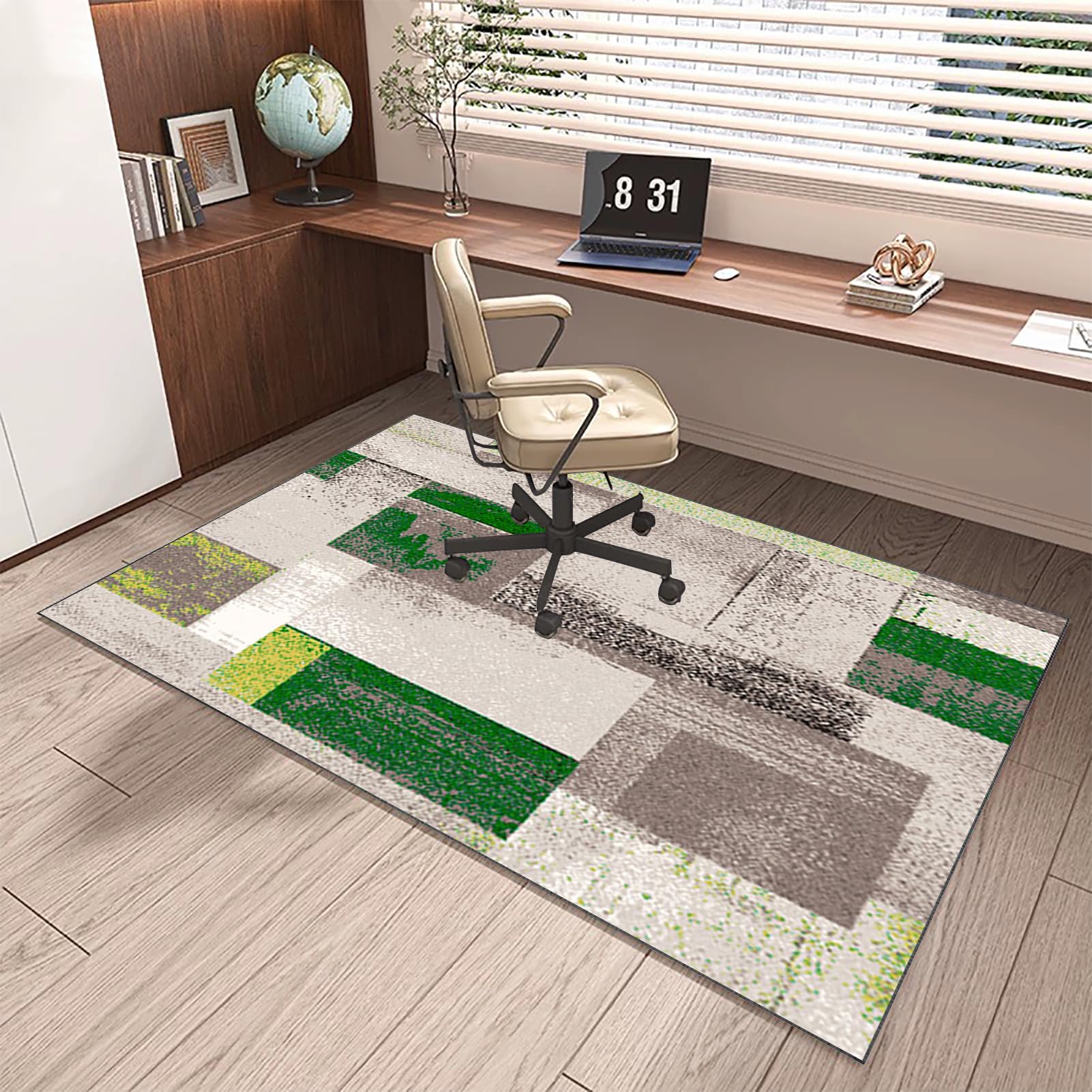 JaevKwzy Chair mat for Hard Floors Heavy Duty Office Chair Mats for Carpeted and Hardwood Floor Carpet Protector Chair Mat Floor Mats Wood/Tile Protection Mat for Office & Home 70 x 100 cm - Image 3