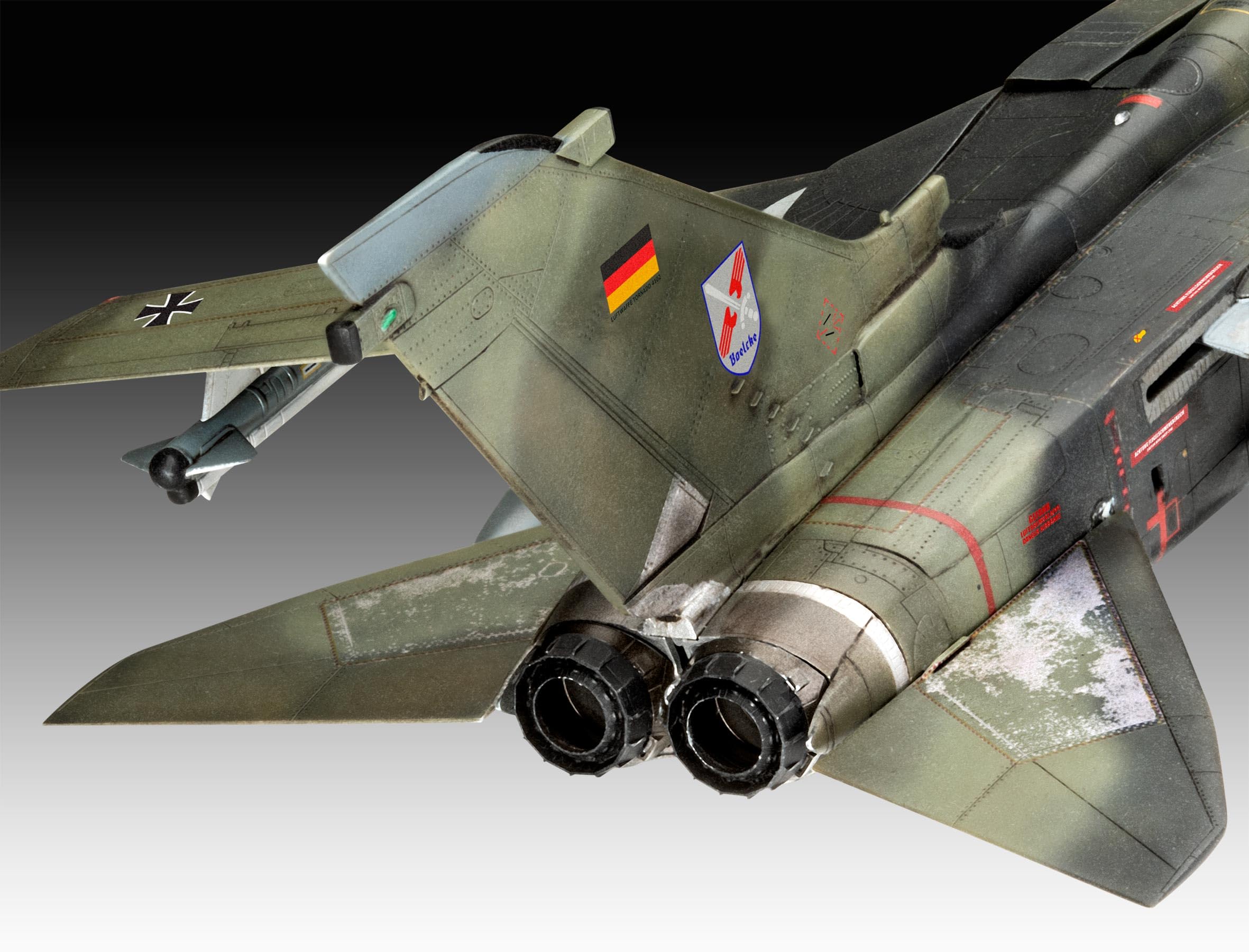 Revell Modelarstwo, zestaw modelarski z okazji 50th Anniversary Tornado, skala 1:72, 310 elementów, zestaw do majsterkowania od 12 lat, szczegółowy model, samolot wojskowy, autentyczna imitacja