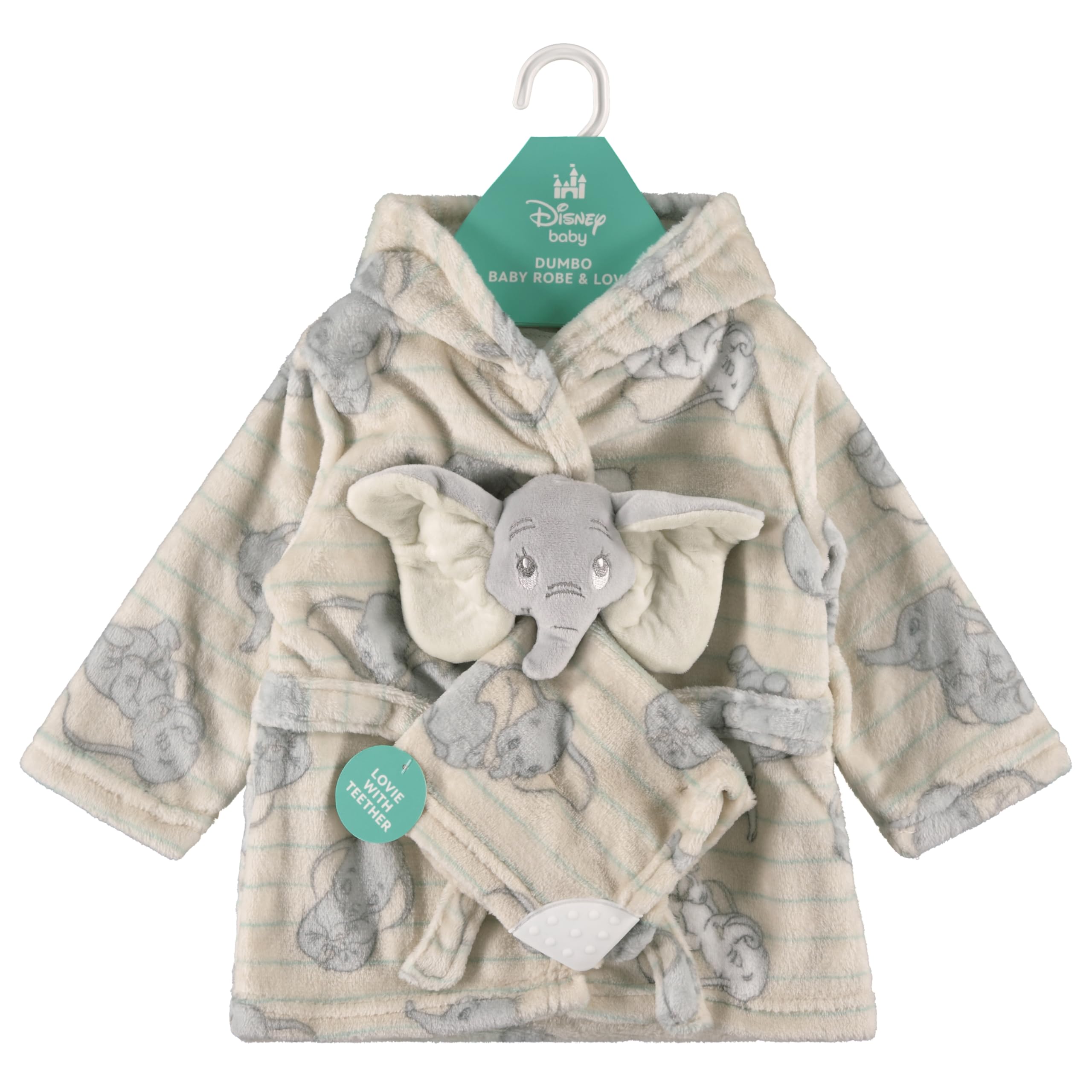 Disney Baby Boys Accappatoio con Lovie Attacehment