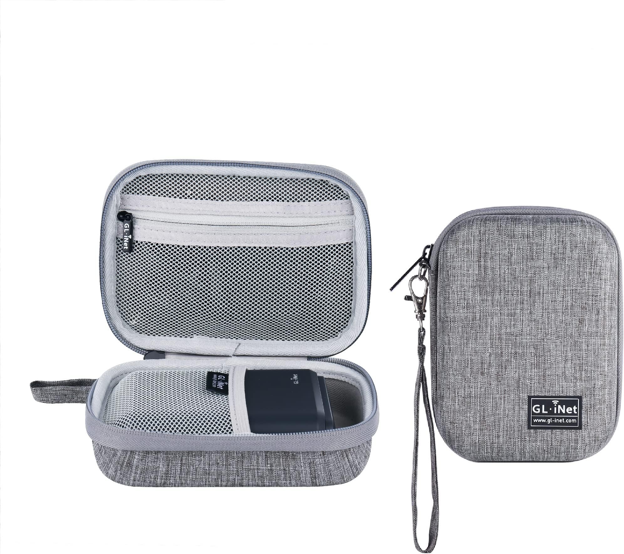 Gadget Organizer Case for Travel Routers GL-AXT1800/ GL-MT3000/ GL-SFT1200/ GL-E750, Chargers, Cables, and Accessories, Sturdy & Durable Pouch, Hand-carry EVA bag, Anti-shock, Water Resistant