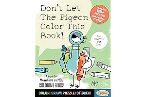 Mo Willems' Super Fun Coloring Odyssey: Don't Let the Pigeon Color This Book!