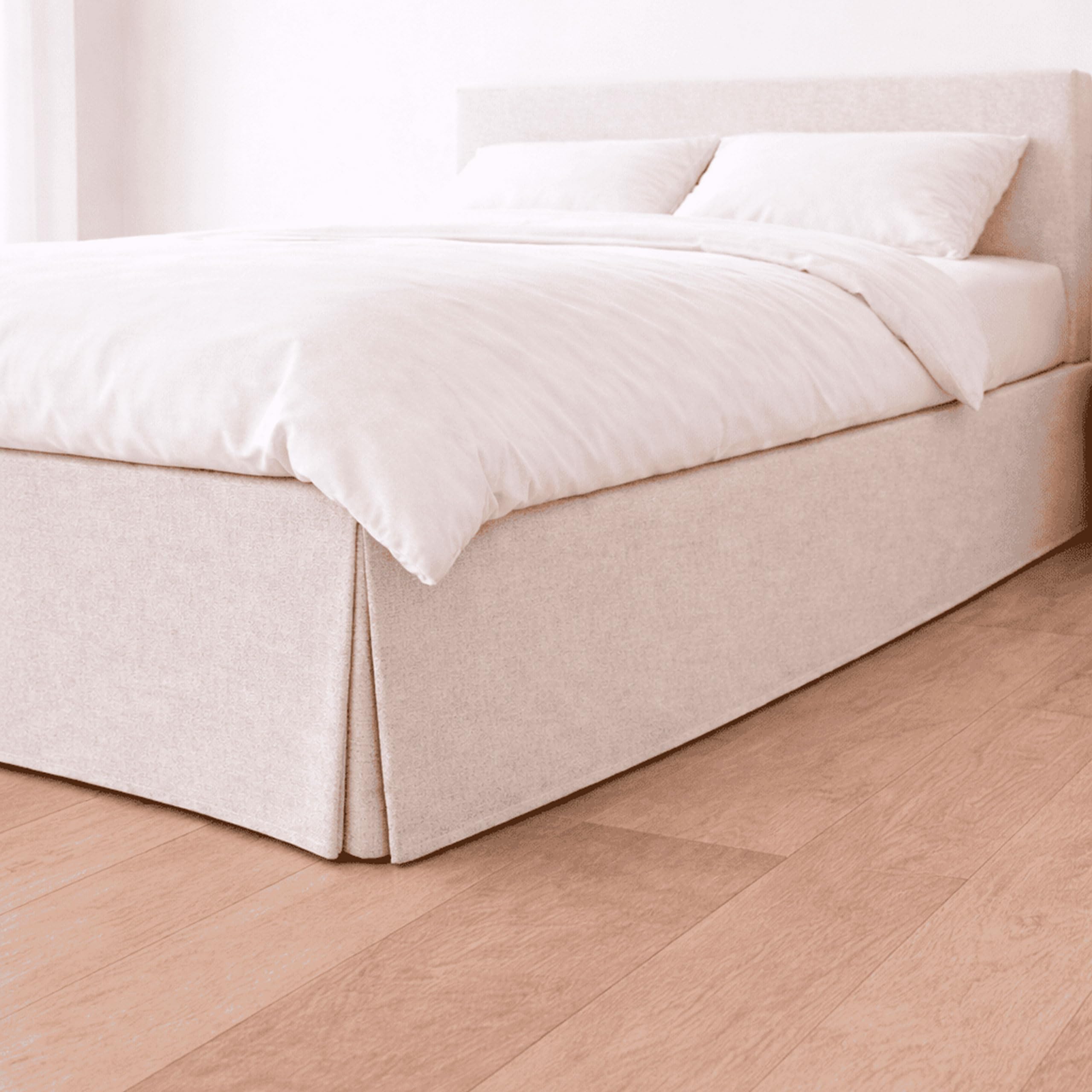 Donegal Collections Cubre Canapé Cama 160x190/​200 cm Piedra Late - Funda Somier Cubre Canapé Ajustable - Faldon Cama Transpirable y Antideslizante 50% Algodón 100% Fabricado en España