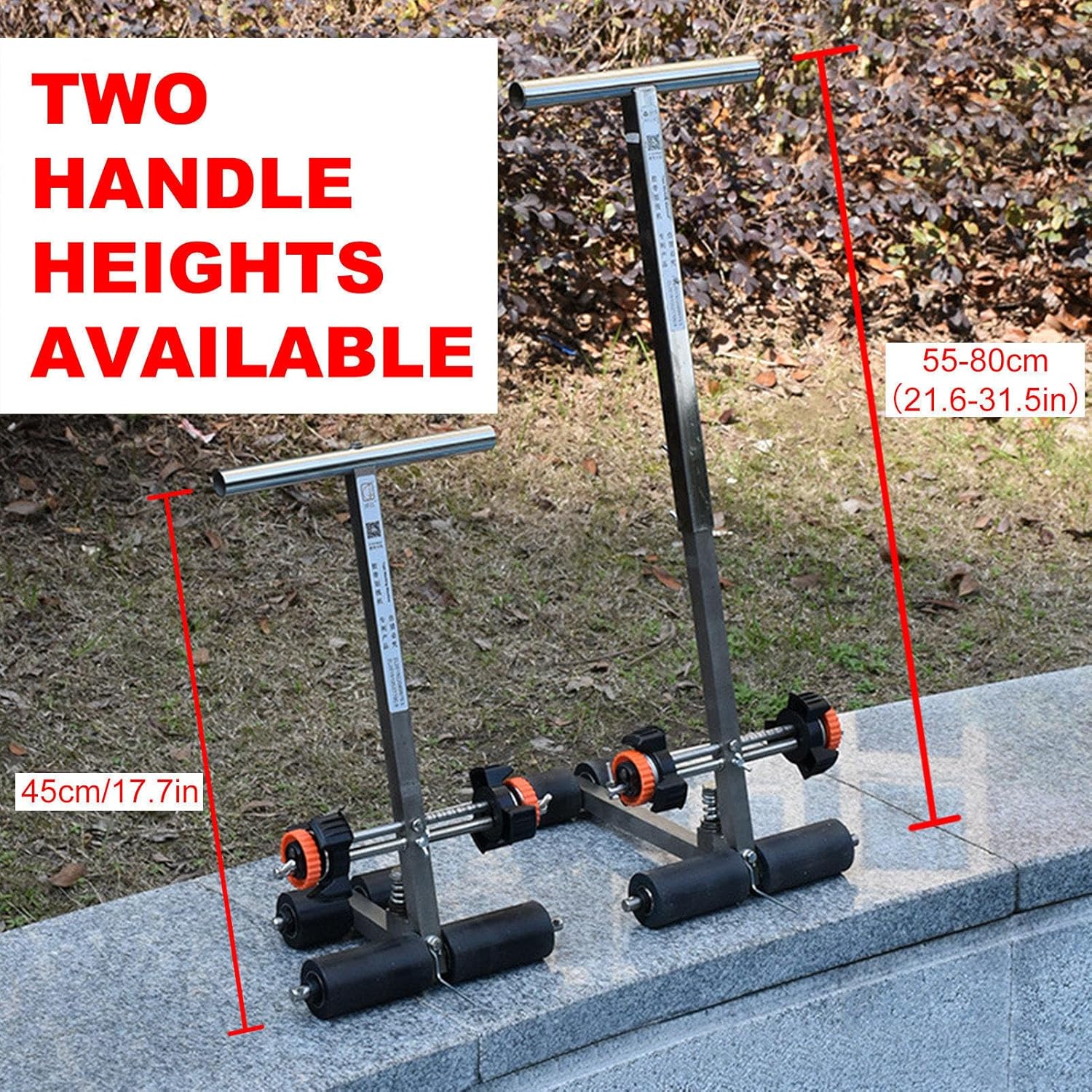 Tape Marking Machine Hand-Push Tape Sticking Machine Lane Marking Applicator with Rubber Roller Manual Floor Tape Applicator,55~80cm