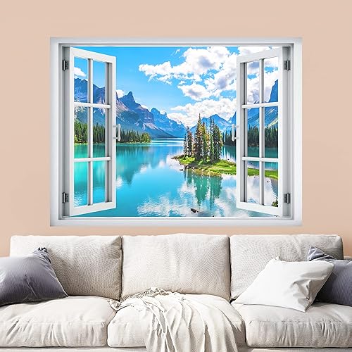 Vista 10 de wall26 Adhesivo de pared extraíble/mural de pared, hermoso Hangzhou al atardecer, silueta de pabellón antiguo en el lago del oeste, vista creativa