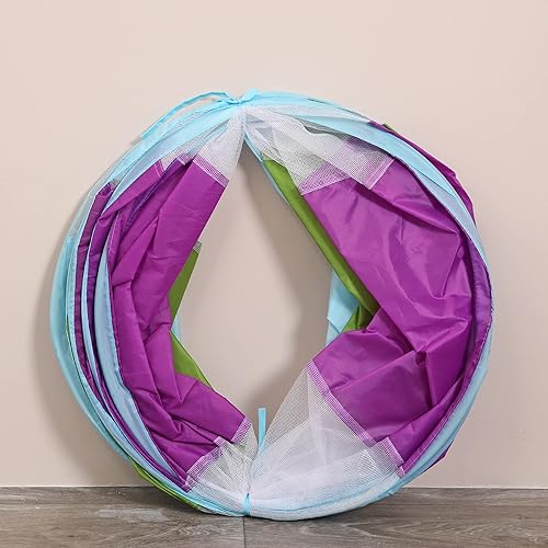 Miniatura 6 de LimitlessFunN Túnel de juego gateando para niños túnel de arco iris portátil emergente para niños, niños pequeños, niños y niñas, mascotas, perros y