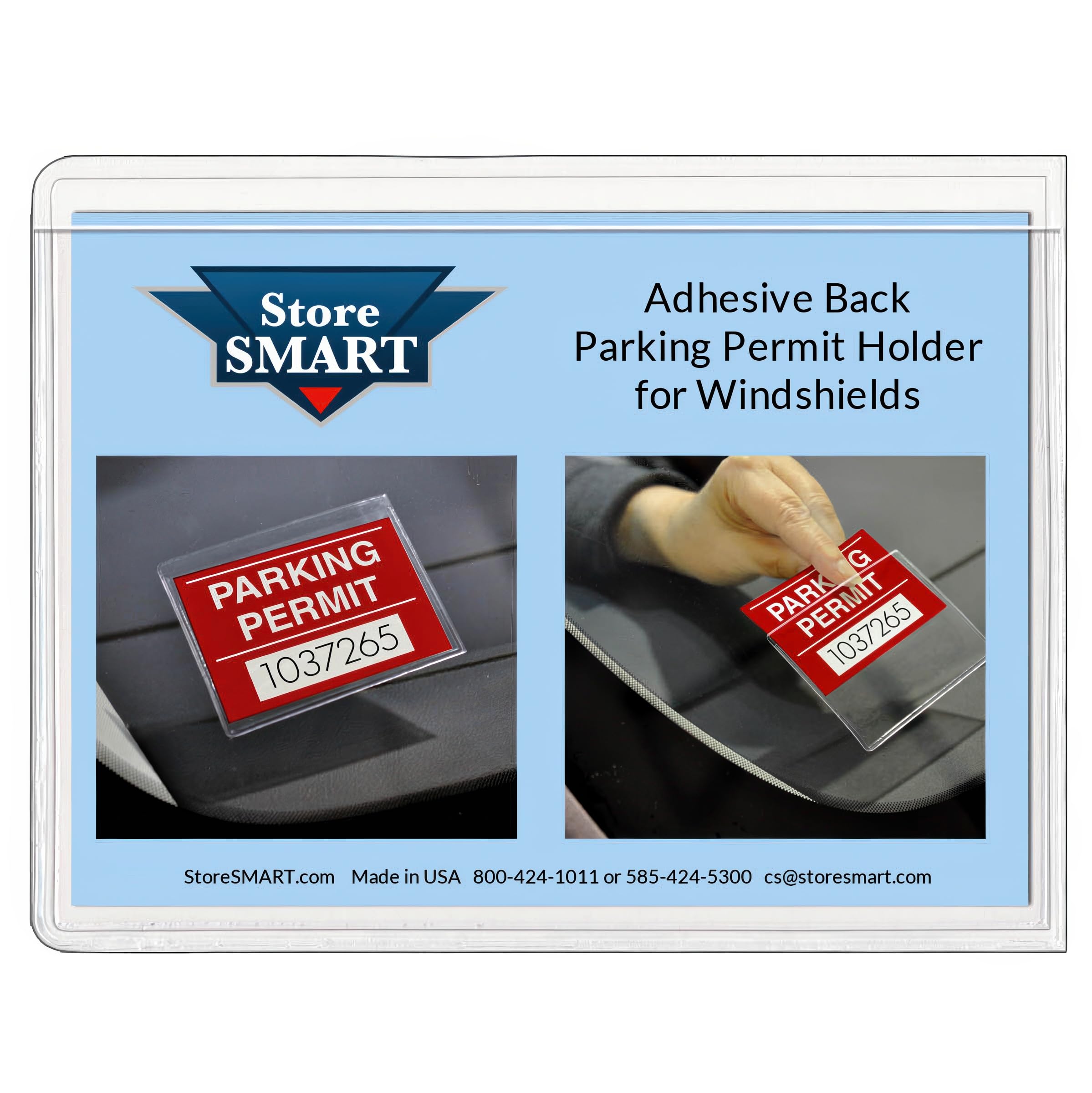 Amazon.com: StoreSMART - Parking Permit Holder for Windshields