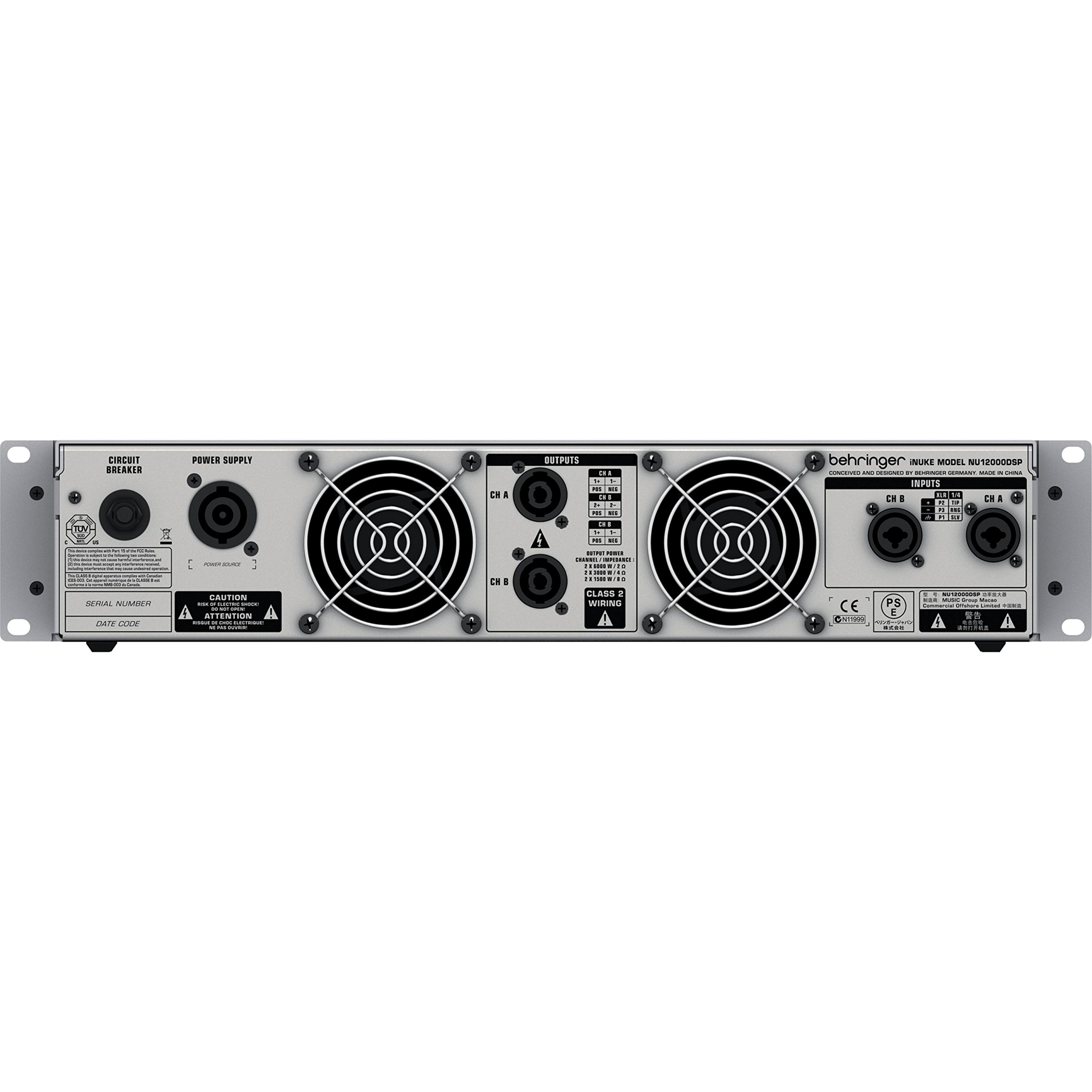 Behringer iNuke NU12000DSP Amplificateur de sono 2 canaux