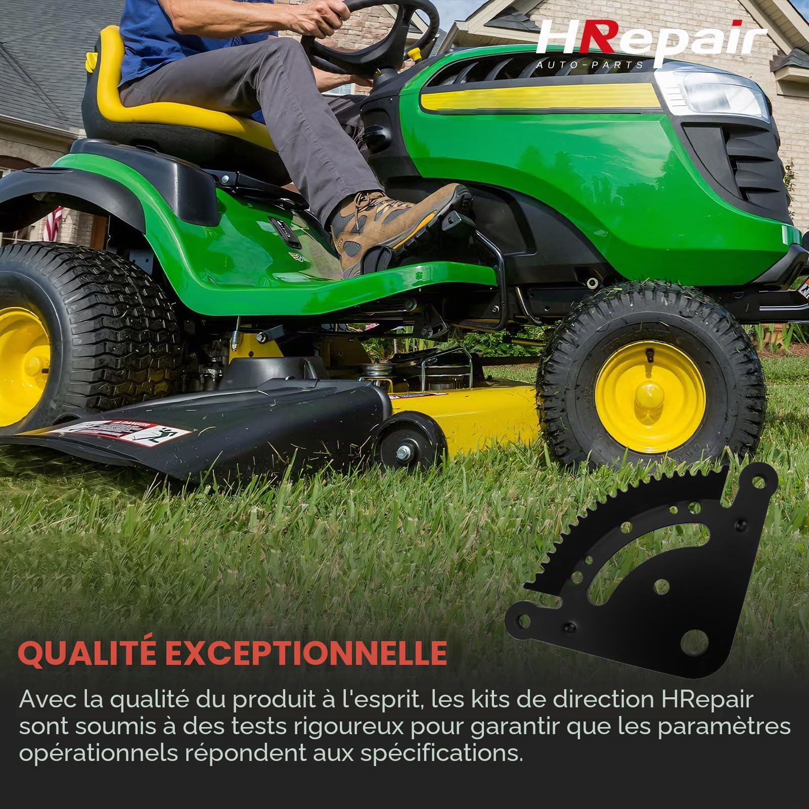 Kit de Reconstruction de pignon de Direction pour John Deere LA100 LA105 LA120 LA130 LA135 LA140 LA150 LA165, John Deere D Series Remplace # GX21924BLE, GX20053, GX20054, GX21994