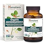 Himalaya Organic Ashwagandha Root, 60 Day Supply - Herbal Adrenal Support Supplements for Stress Relief and Energy Support - USDA Organic, Non-GMO, Vegan, Gluten Free, No Additives, 670 mg, 60 Caplets