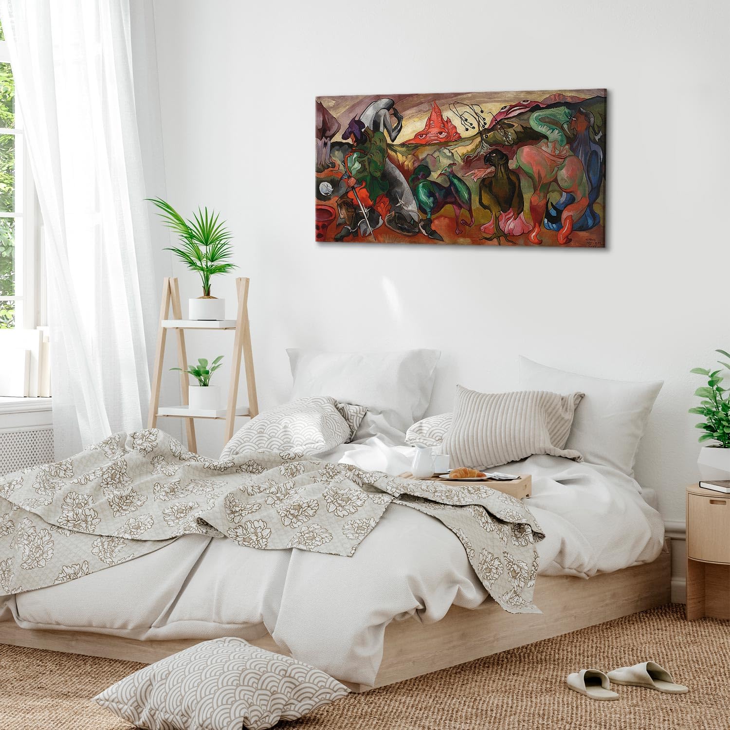 murando - Quadro Fonoassorbente Stanislaw Witkacy Fantasia Fiabesca 60x30 cm 1 Pezzo - Quadri Acustici XXL Grandi - Pannelli Fonoassorbenti Decorativi - Decorazione da Parete Soggiorno l-G-10687-b-a