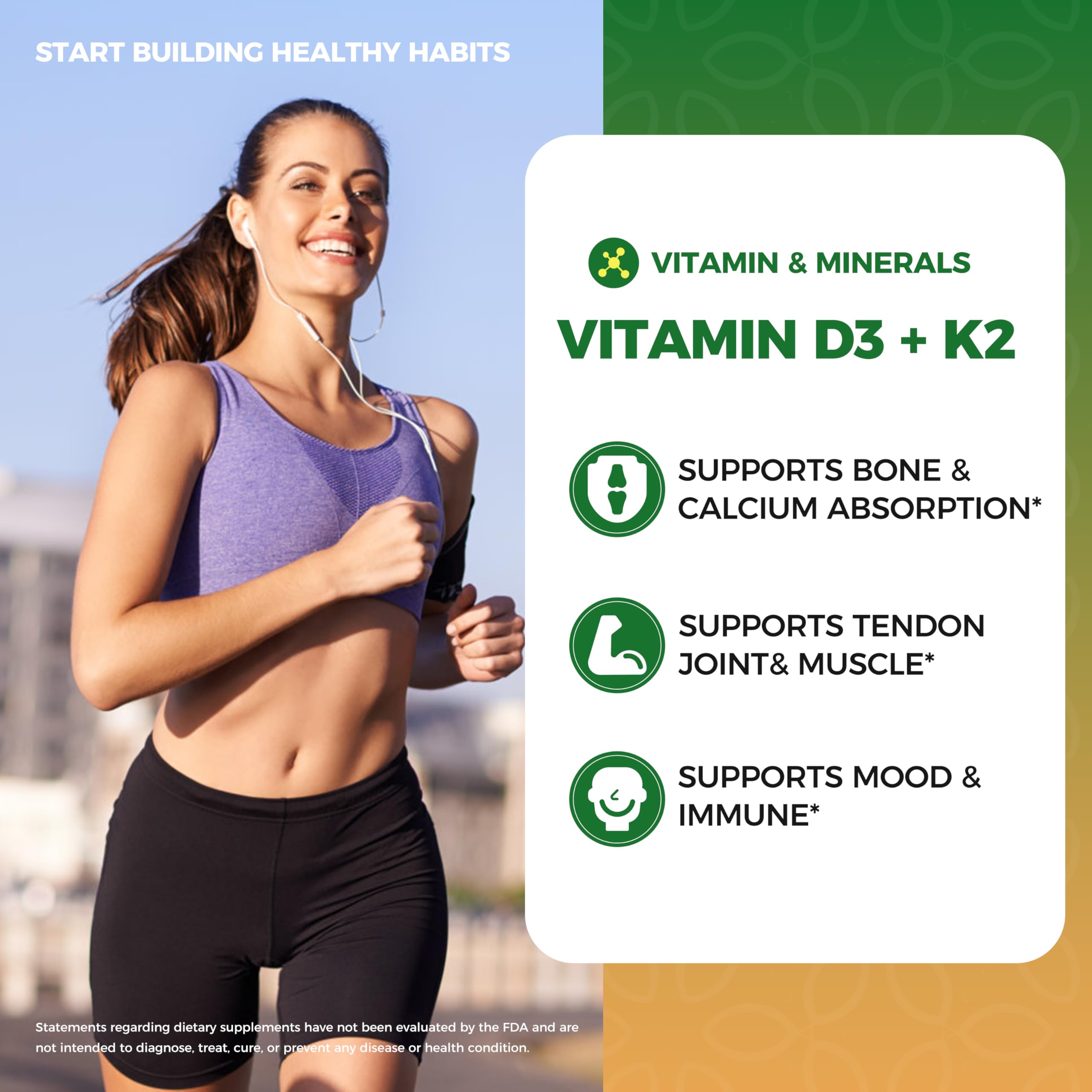 (2 Pack) Vitamin D3 K2 Liquid 10000 IU w/ MK7, Omega-3 & MCT Oil — Amazon image 6