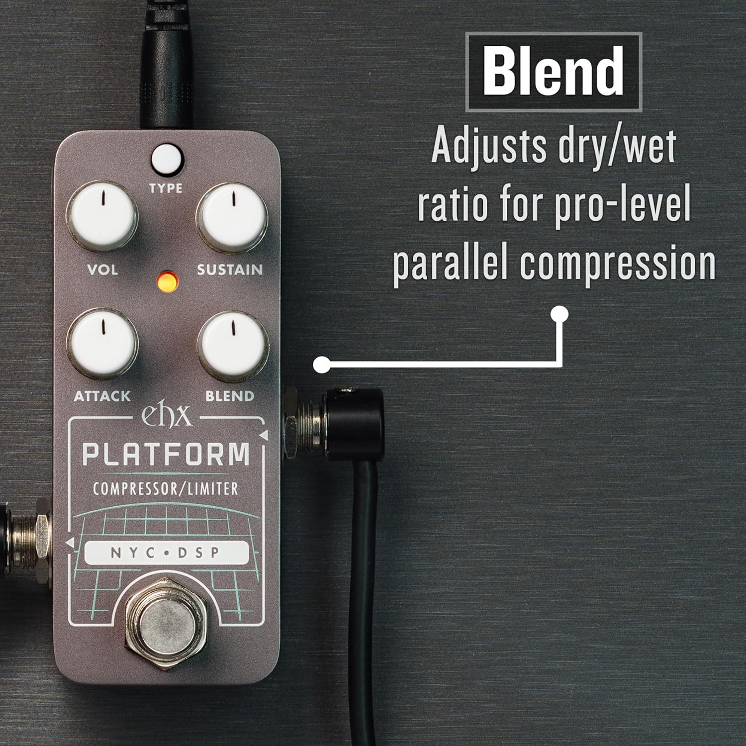 Electro-Harmonix Pico Platform Pedal with Blend knob description