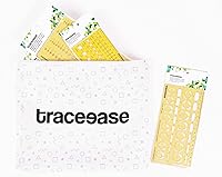 Vista 6 de Traceease Multi,Pattern Jewelry Template for Rings- Stones- Diamond Size & Weight Estimator Drafting Tools Stencils- Pack of 10 Pieces