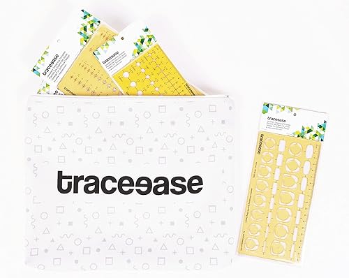 Miniatura 6 de Traceease Multi, plantilla de joyería con patrón para anillos, piedras, estimador de tamaño de diamante y peso, plantillas de herramientas de