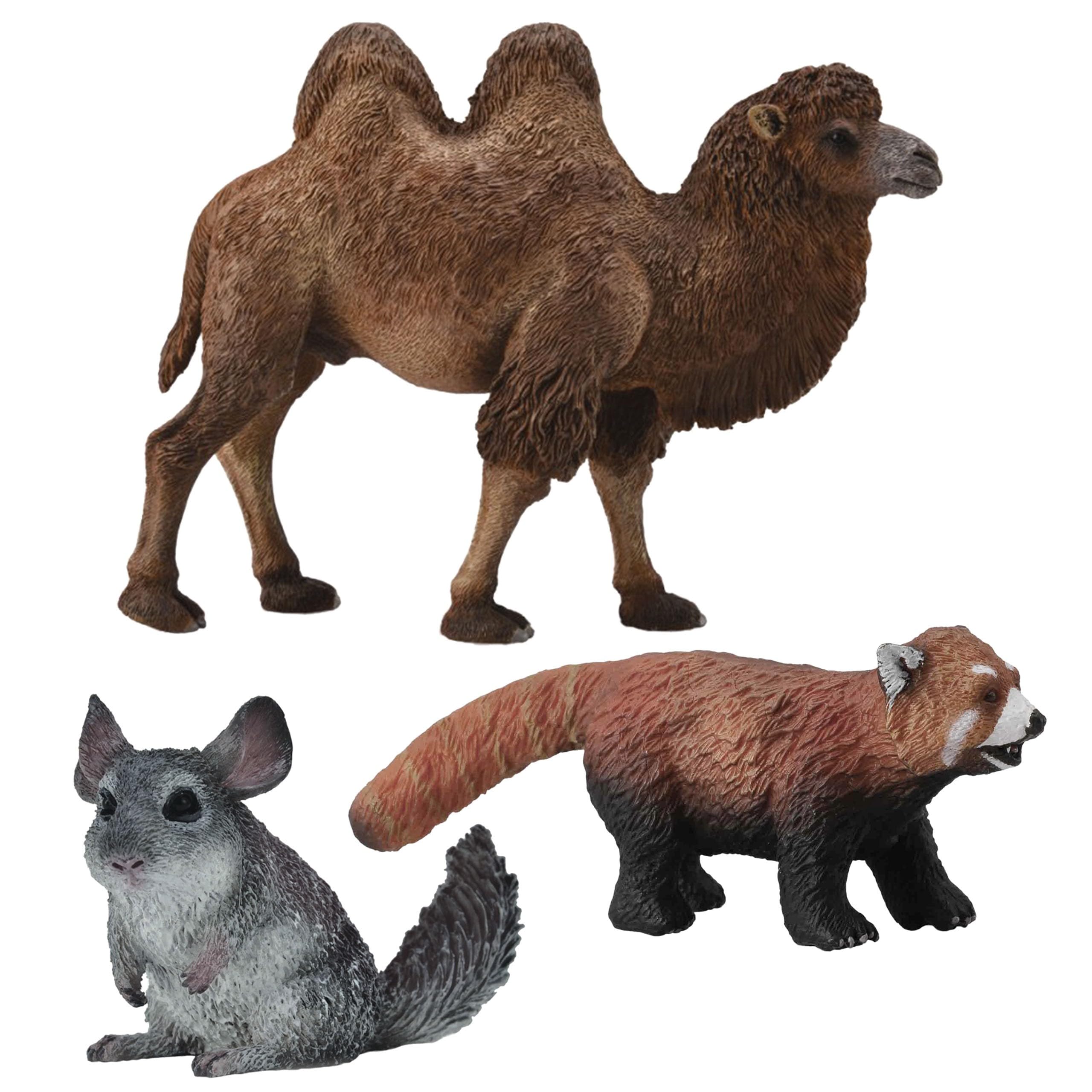 Set Figurine Animali Selvatici Collecta: 8 Pezzi Realistici Tra Cui Tapiro, Fenicottero E Cincillà, Per Bambini 3+ Anni, Valido Supporto Educativo