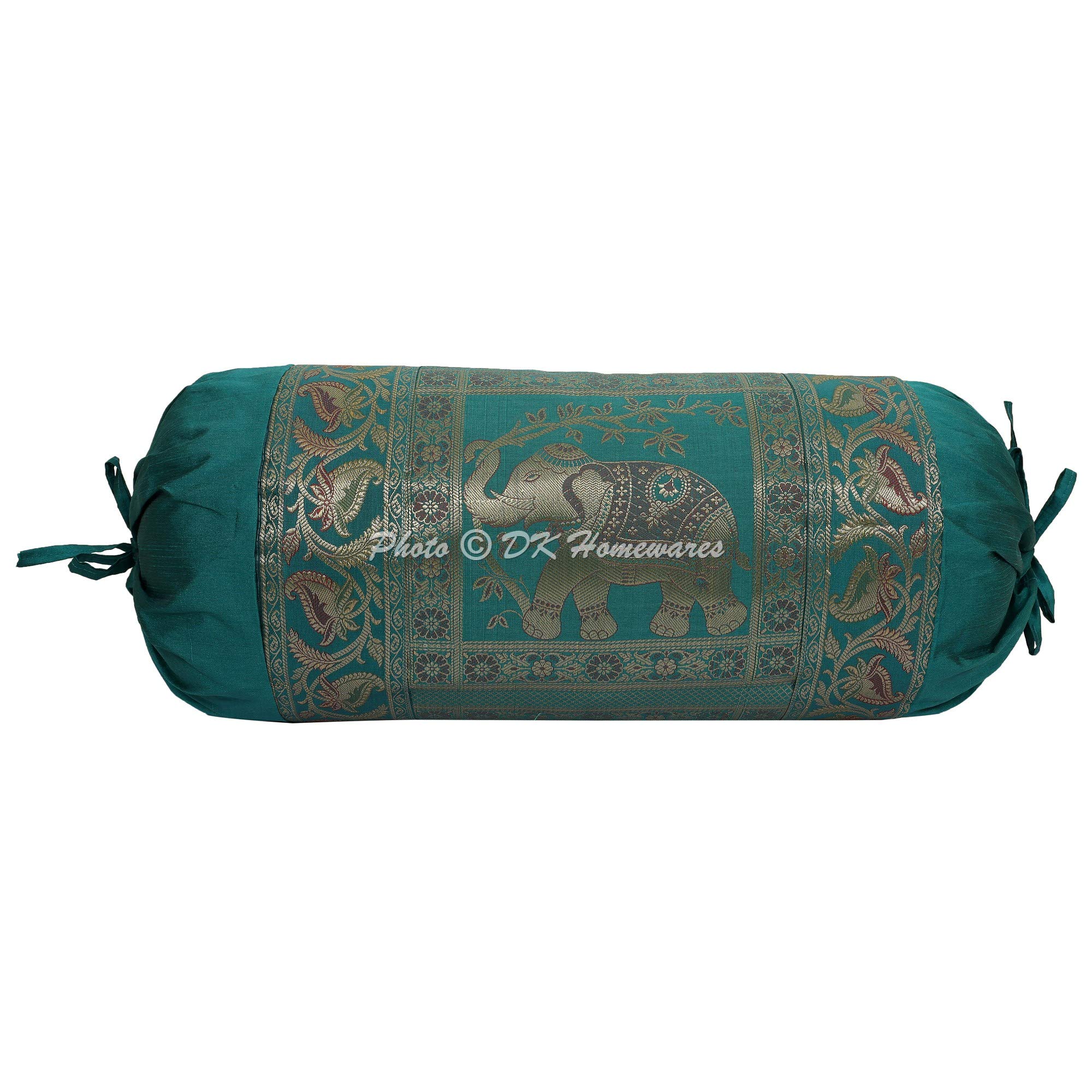 See full amazon price history chart for DK Homewares Polydupion Silk Banarasi Decorative Sofa Bolster Pillow Cover Dark Green Gold 30 x 15 inch (76x38 cm) Brocade Jacquard Elephant Floral Ethnic Cylindrical Massand Cushion Cover | (1 Pc) DK Homewares Polydupion Silk Banarasi Decorative Sofa Bolster Pillow Cover Dark Green Gold 30 x 15 inch (76x38 cm) Brocade Jacquard Elephant Floral Ethnic Cylindrical Massand Cushion Cover | (1 Pc) (B07W146974) Amazon Price History, Amazon Price Tracker