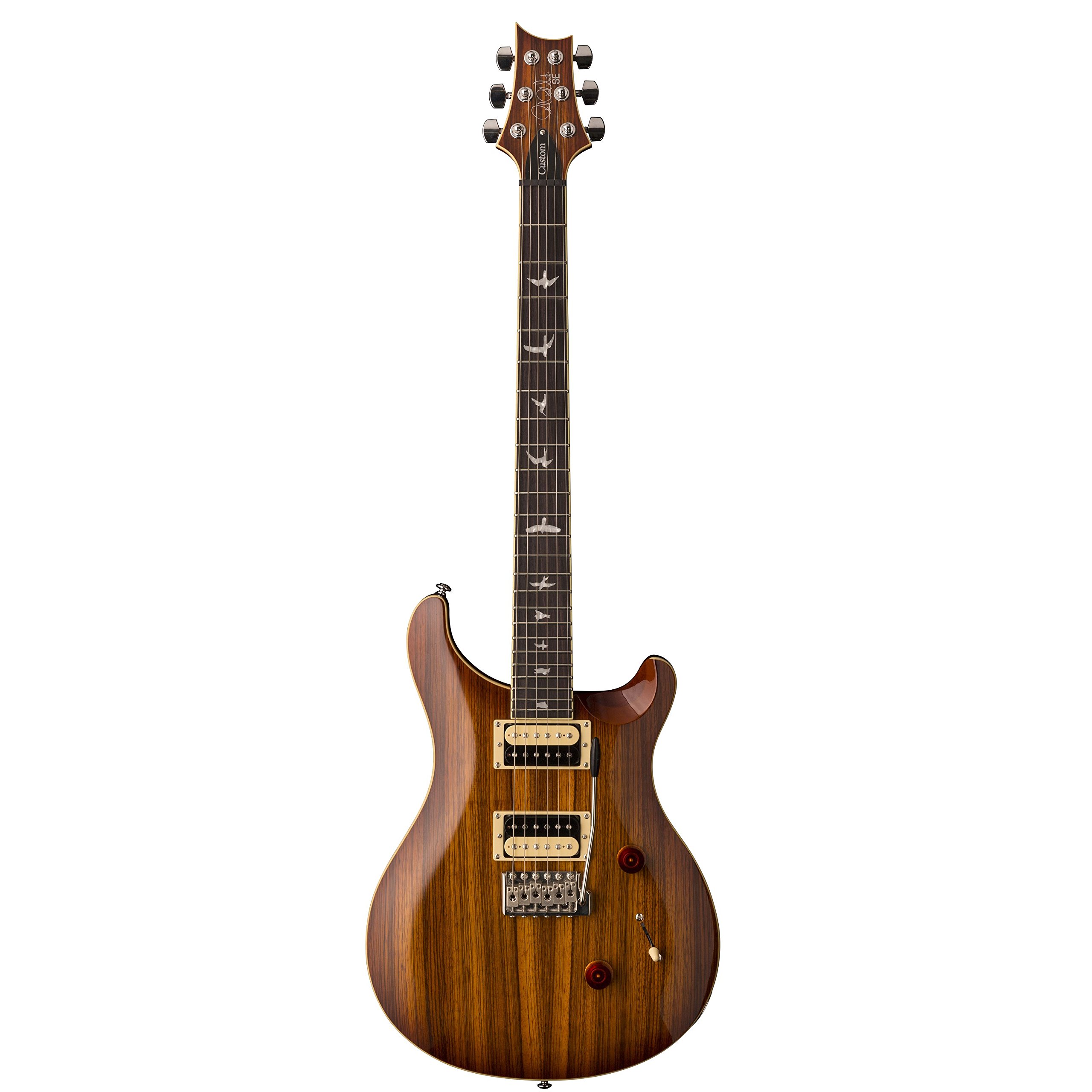 PRS Paul Reed Smith SE Custom 24 Zebrawood Guitar with Gig Bag
