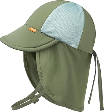 Baby Sun Hat with Breathable Mesh, UPF 50+ Unisex Toddler Summer Beach Swim