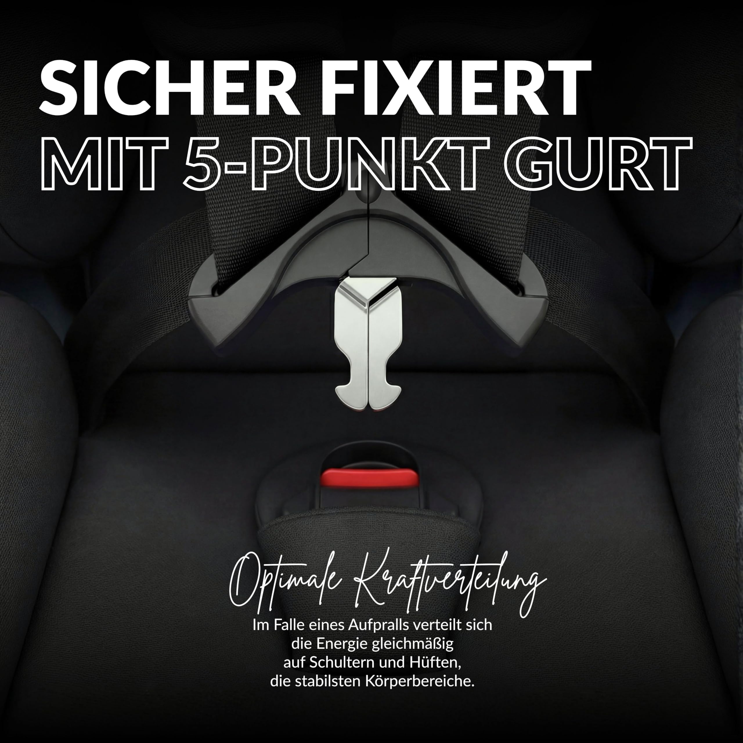 OWEN 360Comfy Kindersitz 360° drehbar Isofix Reboarder 0-36 kg – Schwarz | ECE R129 i-Size geprüft (40-150 cm, 0-12 J.) – Seitenaufprallschutz, Sonnenverdeck, 360° drehbar & rückwärtsgerichtet
