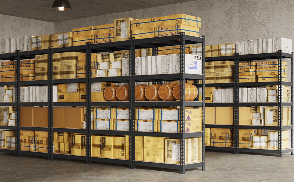 Amazon.com: Yaheetech Storage Shelves, 5 Tier Heavy Duty
