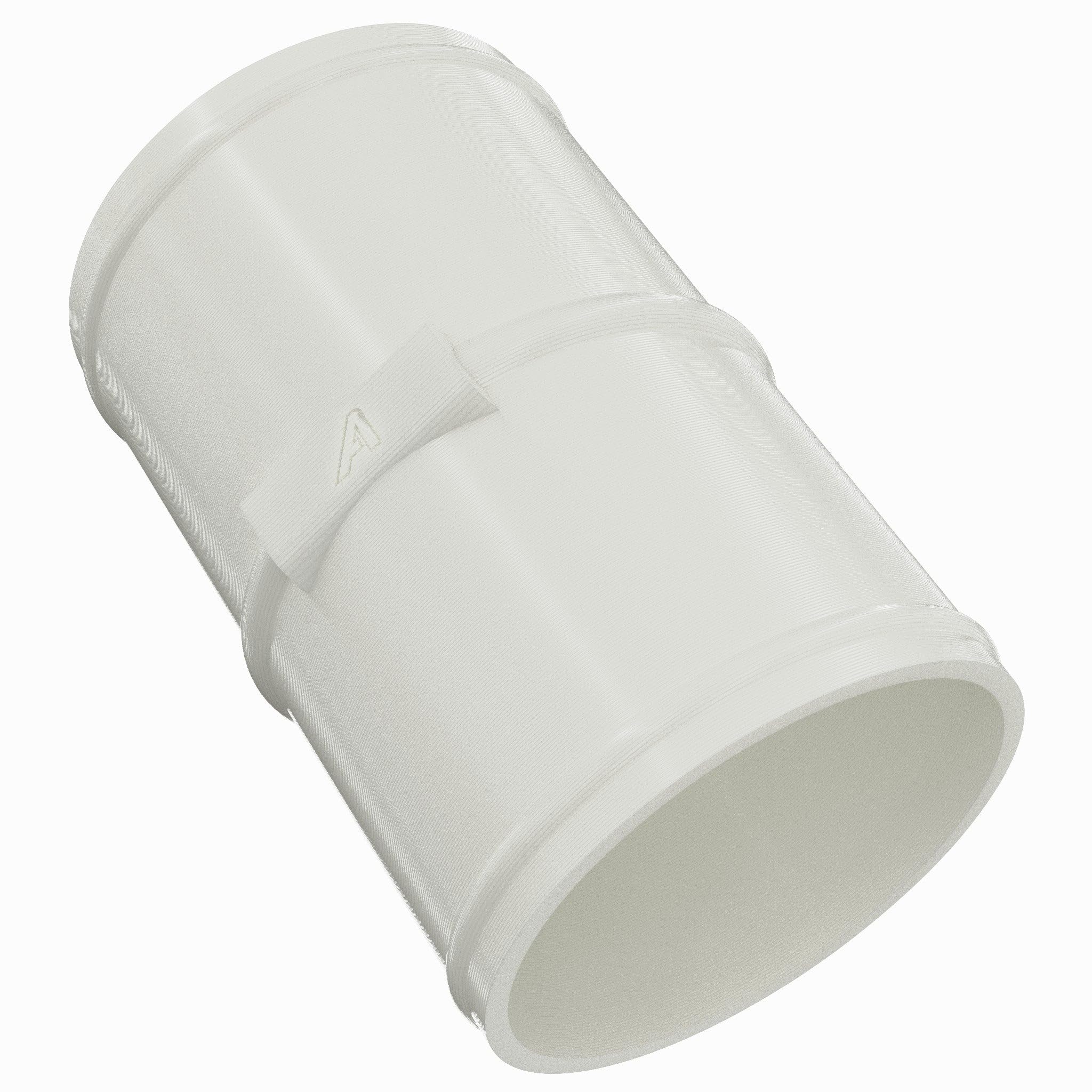 150mm / 6 Inch Male Coupling Connector for PU Polyurethane Ducting White — image 1