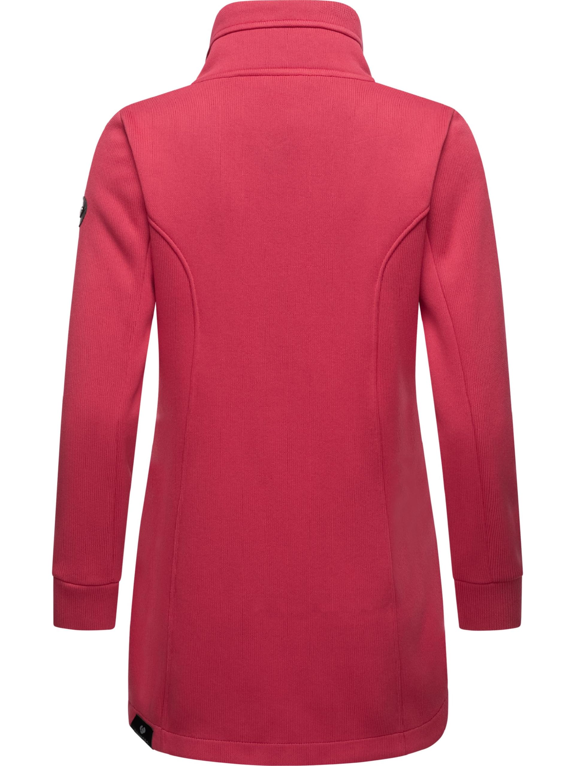 Ragwear Damen Leichter Sweatmantel Letrice Bonded mit hohem Kragen