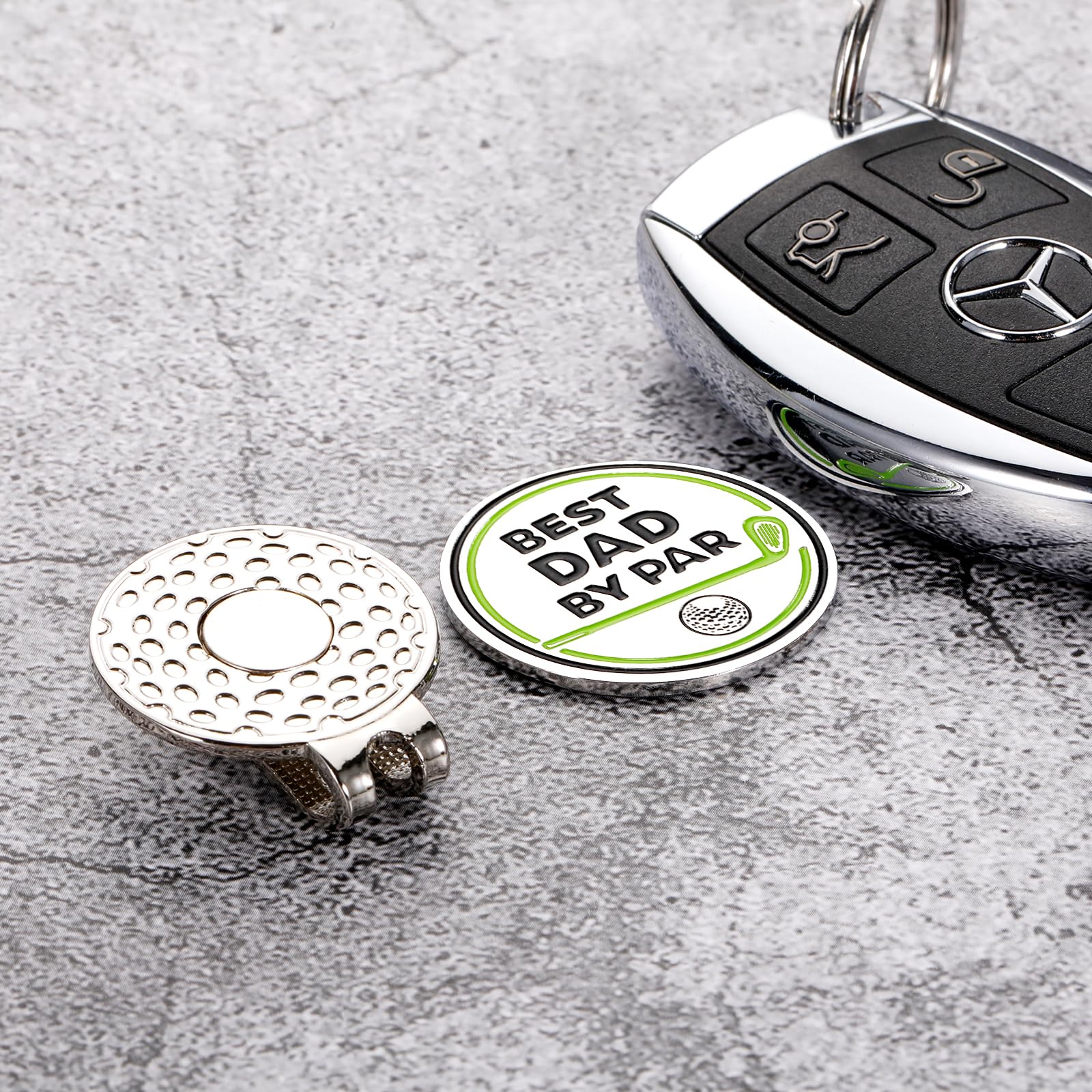 Gifts for Dad Fathers Day Dad Gifts from Wife Dad Golf Ball Marker Hat Clip for Men Him New Dad First Fathers Day Birthday Gifts for Dad from Daughter Son First Time Dad Daddy Stepdad Grandpa