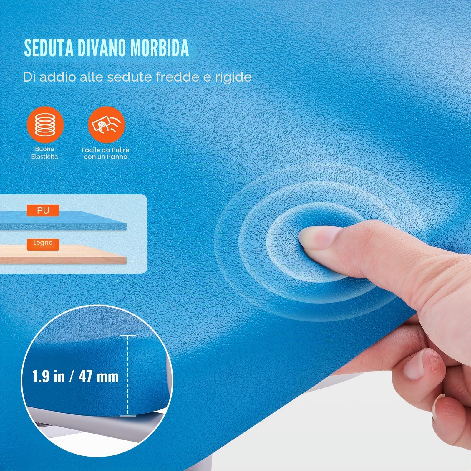 VEVOR Sedia da Doccia Girevole a 360 Gradi, Sedile da Doccia Regolabile con Bracci Girevoli, Sedile Bagno Imbottito per Doccia, Sedia Bagno Girevole Antiscivolo per Anziani Disabili, Capacità 135 kg