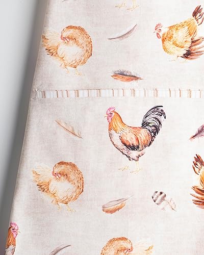 Miniatura 3 de Maison d' Hermine Delantal 100% algodón 1 pieza correa ajustable para el cuello delantal con bolsillo central para el hogar, cocina - primaveraverano