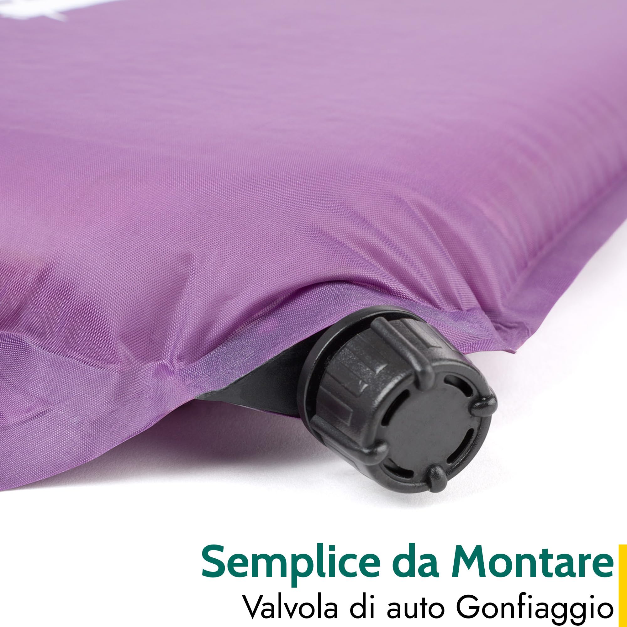 Trail Materassino Autogonfiante Matrimoniale – Materassino Campeggio da 5 cm di Spessore