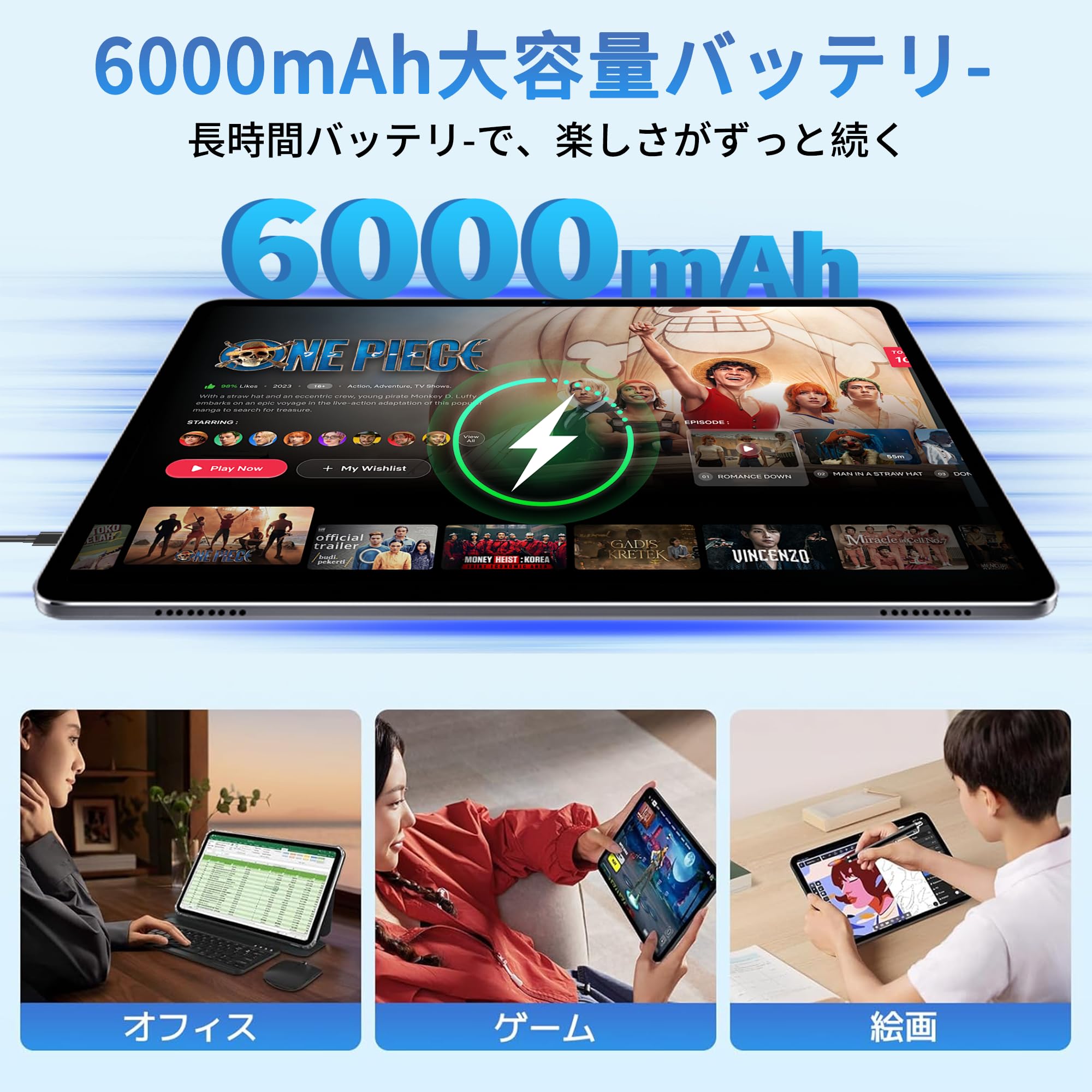Amazon.co.jp: 【Android 16 タブレット10インチ 大画面】Bvlary X95
