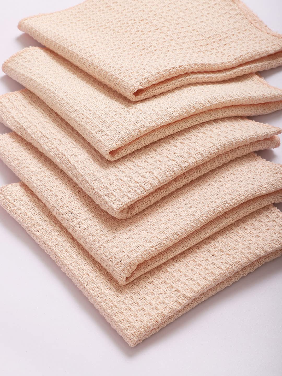 Jamio Firati Waffle textured Light Pink Solid Design 100% Cotton Set of 3 Duster 18x18 Inch(45x45 Cms) (3) (B0BKWL7CYB) Amazon Price History, Amazon Price Tracker
