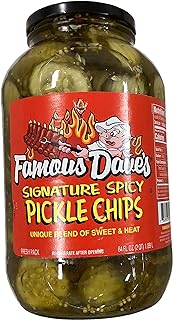 Famous Dave's Signature Spicy Pickle Chips, 64 Ounce