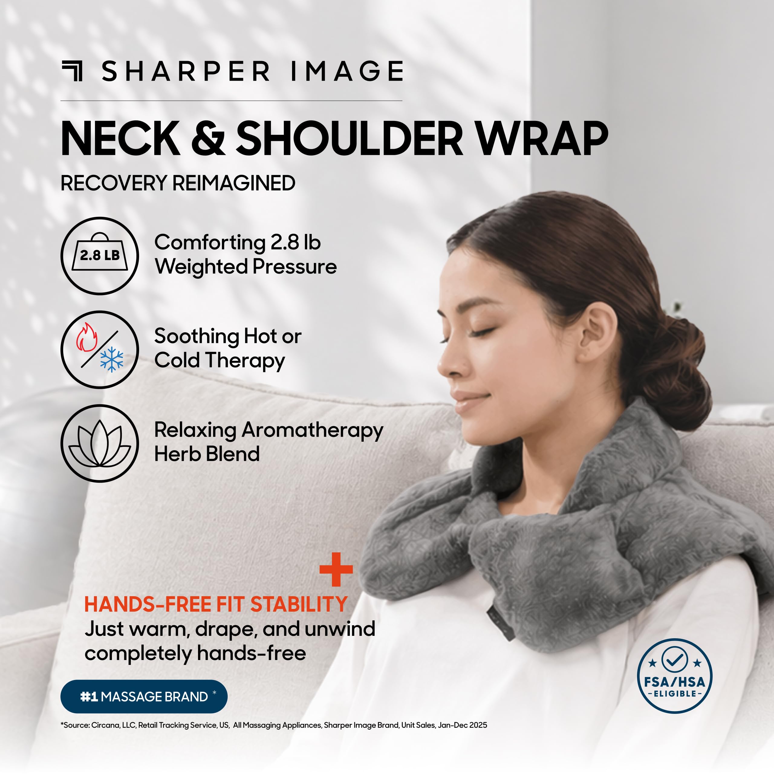 Heated Neck Wrap - Warm & Cooling Therapy -2