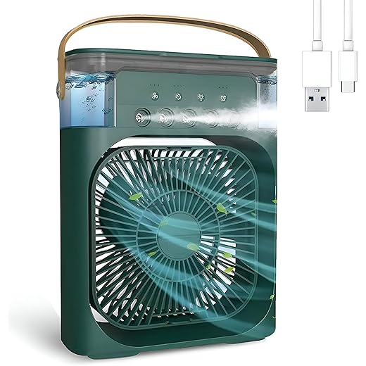 MIKANIX Mini Cooler Fan for Room Kitchen Home & Office Desk
