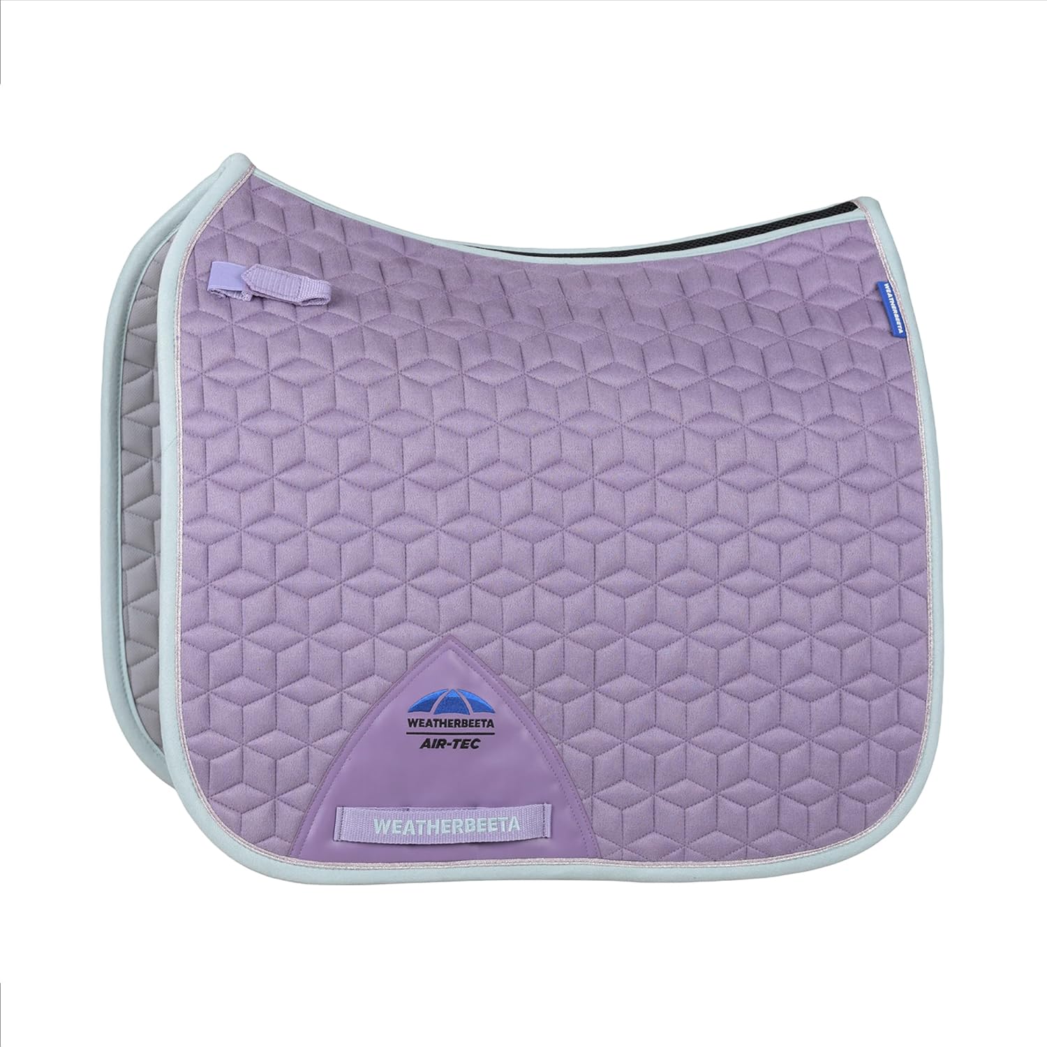 WeatherBeeta Suede Elite Air-Tec Dressage Saddle Pad, Soft Lilac, Large