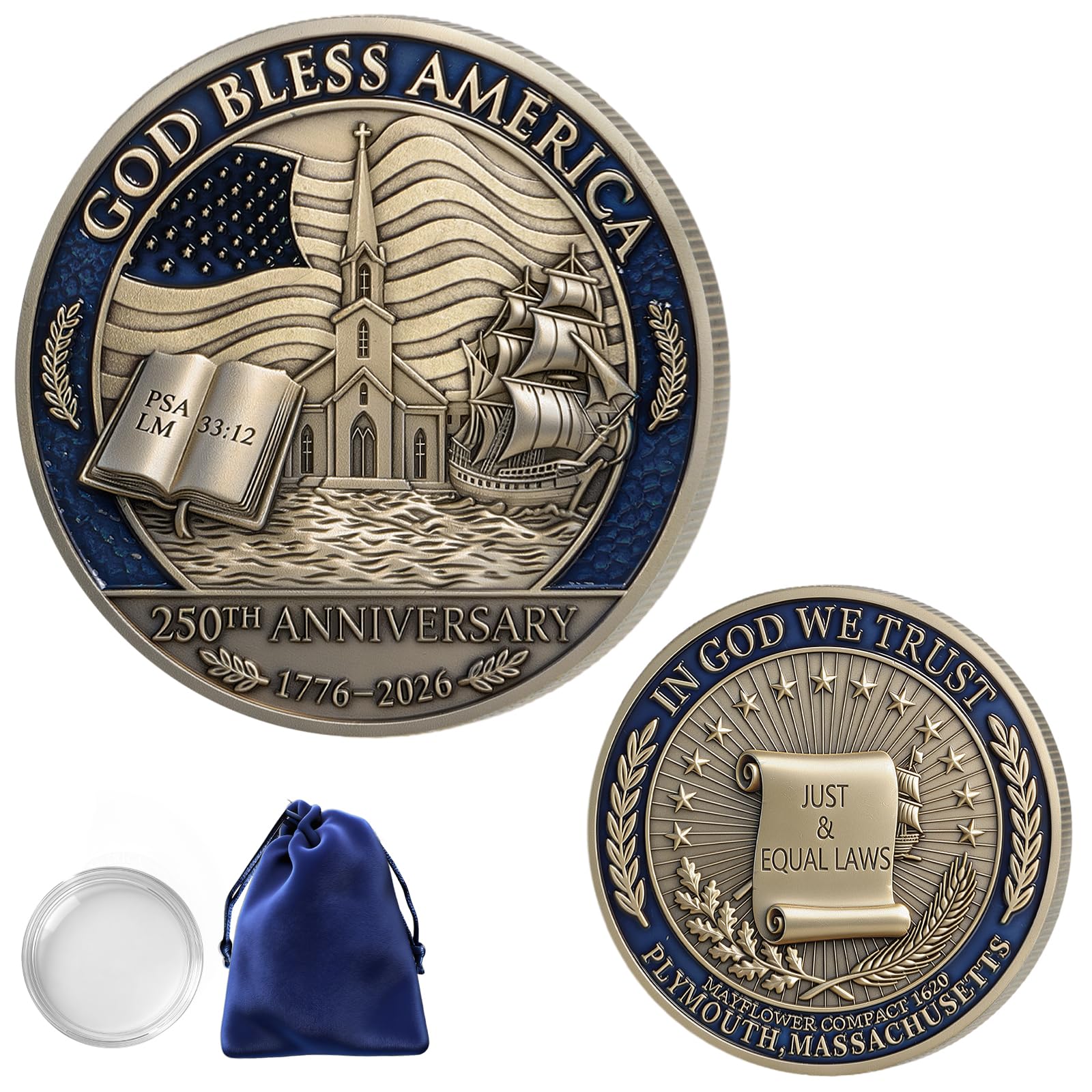 Amazon.com: 1PCS USA 250th Anniversary Commemorative Coin