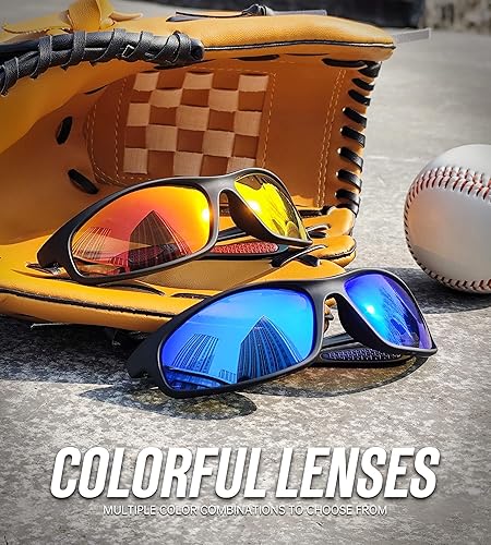 Miniatura 6 de KALIYADI Gafas de sol polarizadas para hombre - Deportes para hombre gafas de sol deportivas para correr, ciclismo, pesca con protección UV