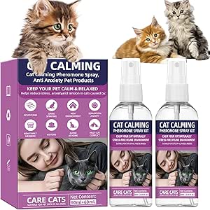 KODASNY Cat Calming Pheromone Spray Kit Feline Calm Pheromones Vet ...