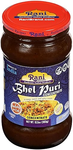 Miniatura 9 de Rani Bhel Puri Concentrado (salsa dulce y picante), tarro de vidrio de 10.5 onzas (10.58oz), listo para comer, vegano, sin gluten, sin OMG, sin